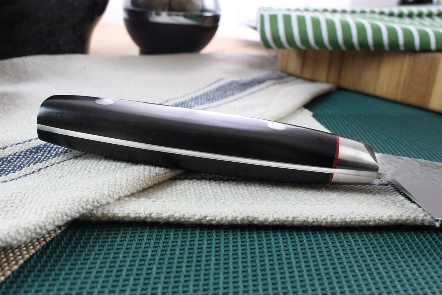 Kanetsugu Pro-J Chef Knife Hammered Blade 20cm 7 Kanetsugu Pro-J Chef Knife Hammered Blade 20cm - Image 7