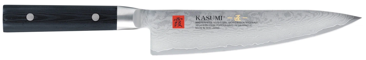 Kasumi Masterpiece Japanese Chef Knife Damascus Steel Blade 24cm 1 Kasumi Masterpiece Japanese Chef Knife Damascus Steel Blade 24cm