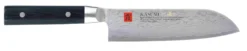 Kasumi Masterpiece Santoku Knife Damascus Steel Blade 18cm