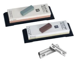 KASUMI Premium Set Of 2 Japanese Whetstones 240/1000 And 3000/8000 + 4 Accessories