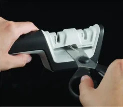 Kitchen IQ Diamond Pro 2-stage Manual Knife And Scissors Sharpener -Sabatier Sales Store kitchen iq diamond pro 2 stage manual knife scissors sharpener 2