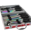 Pradel Excellence 12- Piece Knife Case - Blades With Titanium Coating