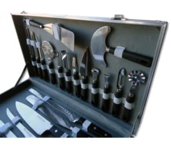 Pradel Excellence Cook's Case With 23 Kitchen Knives And Accessories -Sabatier Sales Store pradel excellence 23 piece cook case 2