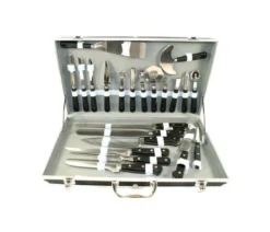 Pradel Excellence Cook's Case With 23 Kitchen Knives And Accessories