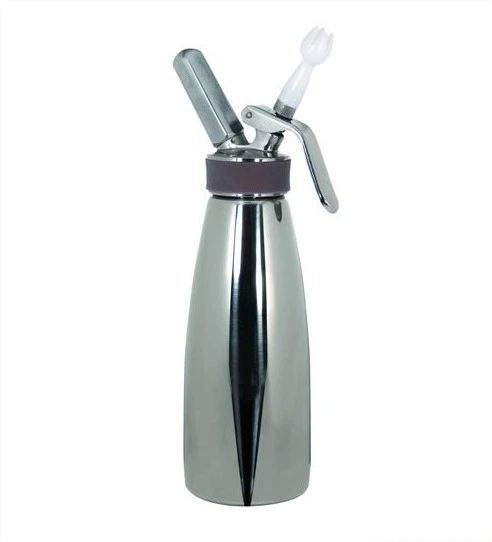 Professional Whipped Cream Dispenser 1L - Stainless Steel 1 Professional Whipped Cream Dispenser 1L - Stainless Steel