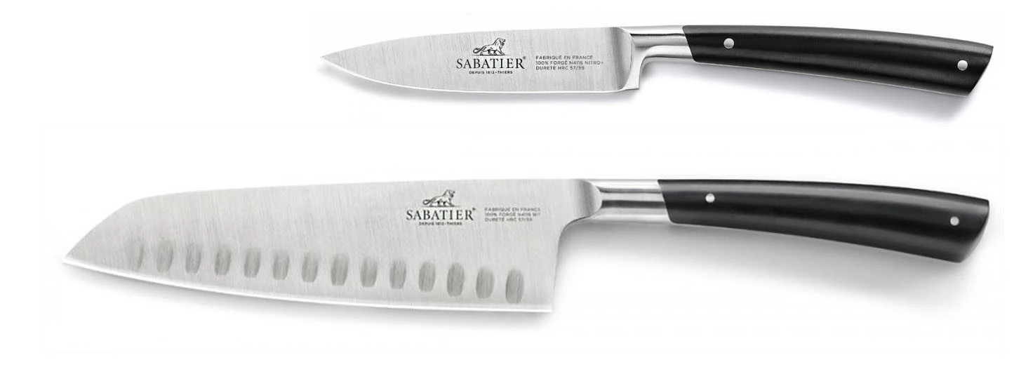 Sabatier Edonist 2 Piece Knife Set : Santoku Knife + Paring Knife 2 Sabatier Edonist 2 Piece Knife Set : Santoku Knife + Paring Knife - Image 2