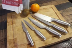 Sabatier Fuso Nitro+ 5-piece Knife Bag Set - Stainless Steel Blades And Handles -Sabatier Sales Store sabatier fuso nitro 5 piece knife bag set stainless steel blades handles 6