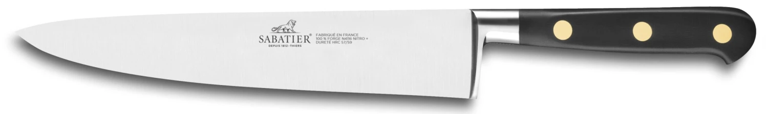 Sabatier Ideal 100% Forged Chef Knife 20cm With Brass Rivets 1 Sabatier Ideal 100% Forged Chef Knife 20cm With Brass Rivets
