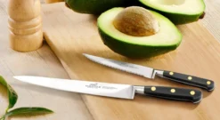 Sabatier Ideal 100% Forged Peeling Knife 6cm With Brass Rivets 7 Sabatier Ideal 100% Forged Peeling Knife 6cm With Brass Rivets -Sabatier Sales Store sabatier ideal 100 forged peeling knife 6cm brass rivets 3