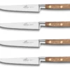 Sabatier Perigord 4-piece Steak Knife Set 13cm Walnut Wood Handles