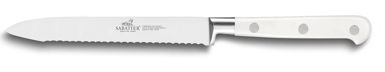 Sabatier Toque Blanche Utility/Tomato Knife 12cm 1 Sabatier Toque Blanche Utility/Tomato Knife 12cm