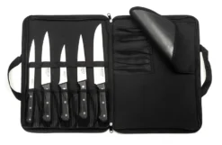 Sabatier Trompette Universal 5-piece Butcher Knife Bag Set