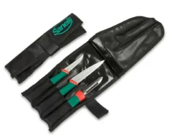 Sanelli Premana Knife Bag With 3 Vegetable Knives