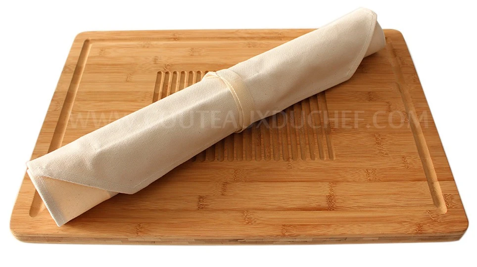 TOJIRO Traditional Japanese Empty Canvas Bag With Space For 5 Knives 4 TOJIRO Traditional Japanese Empty Canvas Bag With Space For 5 Knives - Image 4