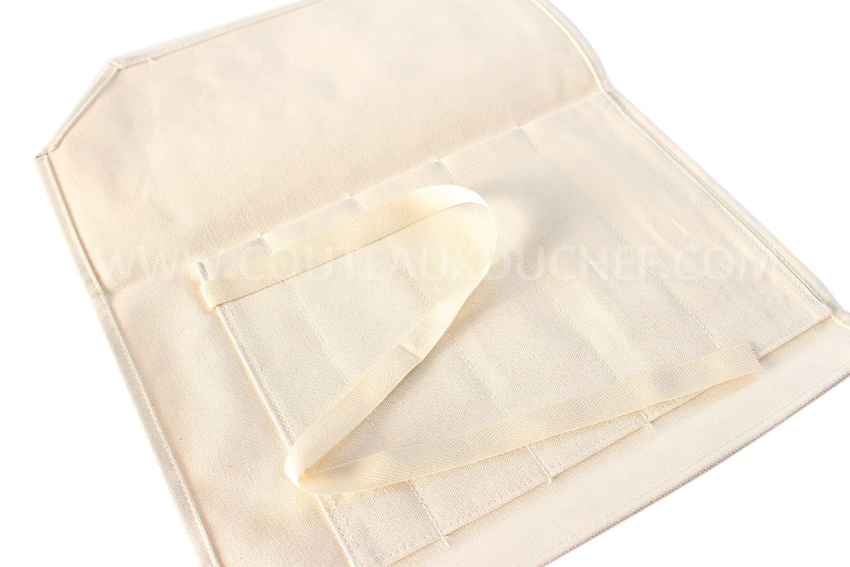 TOJIRO Traditional Japanese Empty Canvas Bag With Space For 5 Knives 7 TOJIRO Traditional Japanese Empty Canvas Bag With Space For 5 Knives - Image 7