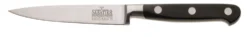 V Sabatier Utility Knife 11cm With Black, Triple-riveted Handle