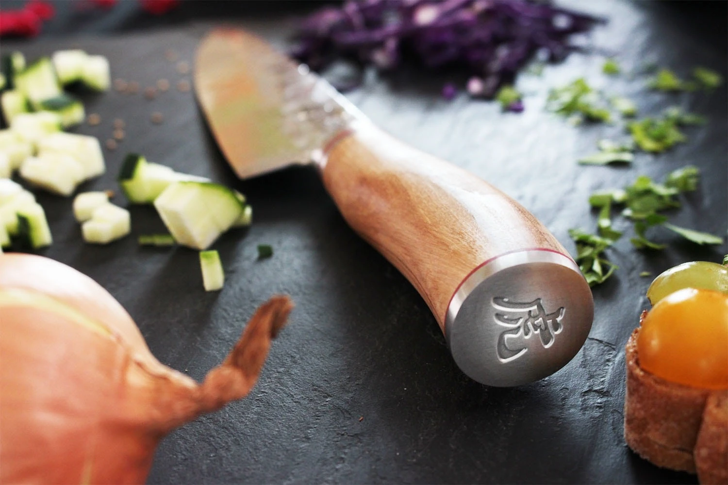 Wusaki Damas VG10 Pack With Chef Knife 20cm + Whetstone 3000/8000 6 Wusaki Damas VG10 Pack With Chef Knife 20cm + Whetstone 3000/8000 - Image 6