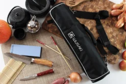 Wusaki Ebony AUS8 Set With 5 Kitchen Knives + 1 Roll Bag 9 Wusaki Ebony AUS8 Set With 5 Kitchen Knives + 1 Roll Bag -Sabatier Sales Store wusaki ebony aus8 set 5 kitchen knives 1 roll bag 3