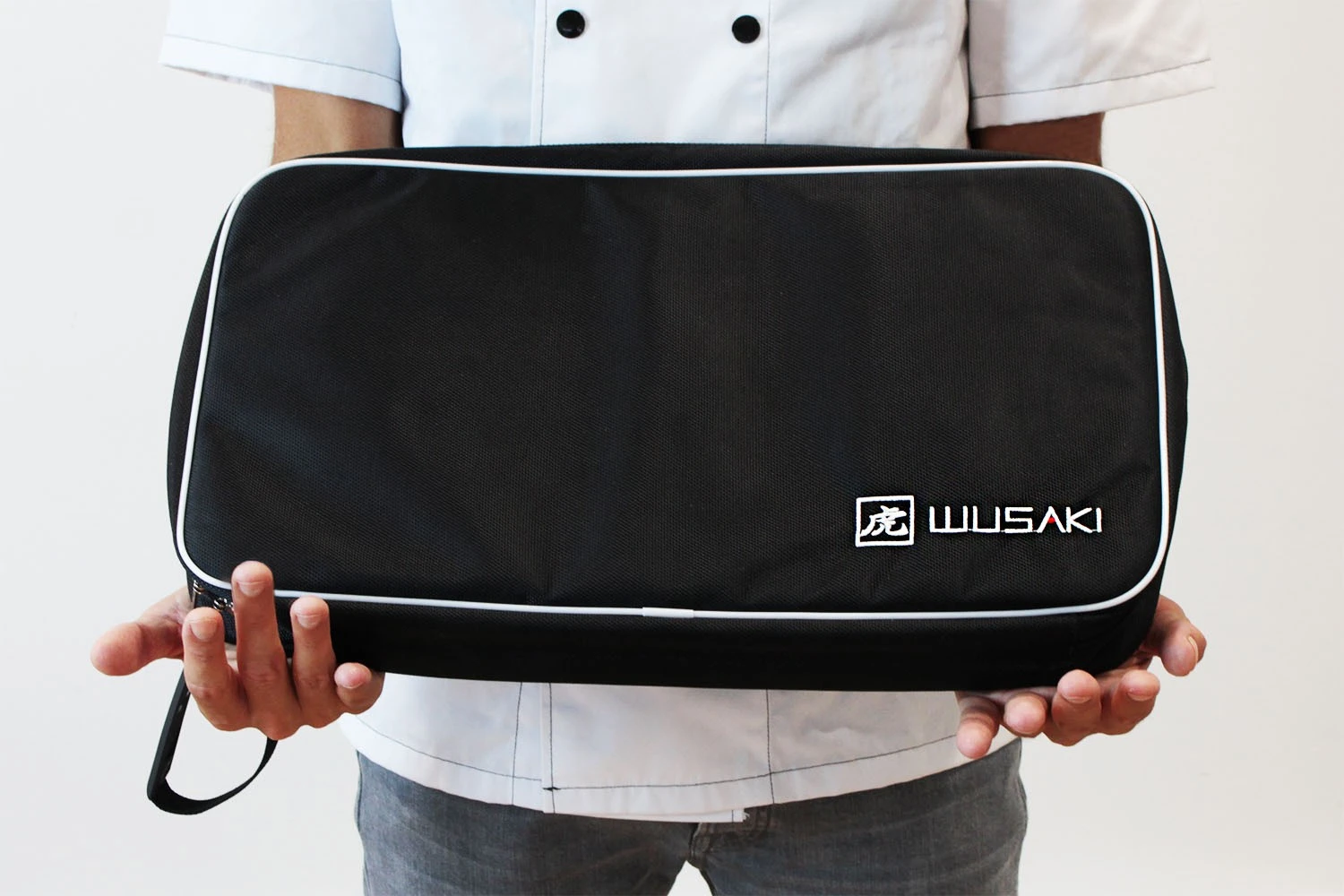 Wusaki Empty Bag For 21 Kitchen Knives And Utensils + 1 Large Storage Pocket 3 Wusaki Empty Bag For 21 Kitchen Knives And Utensils + 1 Large Storage Pocket - Image 3