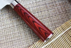 Wusaki Pakka X50 Santoku Knife 17cm Pakkawood Handle -Sabatier Sales Store wusaki pakka x50 santoku knife 17cm pakkawood handle 5