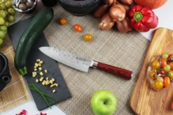 Wusaki Pakka X50 Set With 5 Kitchen Knives + 1 Roll Bag 18 Wusaki Pakka X50 Set With 5 Kitchen Knives + 1 Roll Bag -Sabatier Sales Store wusaki pakka x50 set 5 kitchen knives 1 roll bag 2