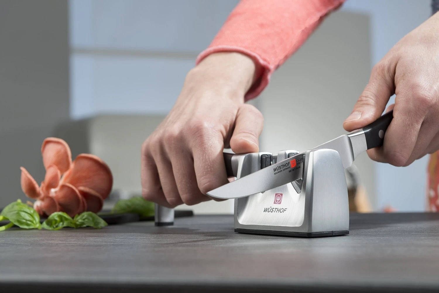 Wusthof Classic Ikon 2-Stage Knife Sharpener - Ceramic & Diamond Rods 3 Wusthof Classic Ikon 2-Stage Knife Sharpener - Ceramic & Diamond Rods - Image 3