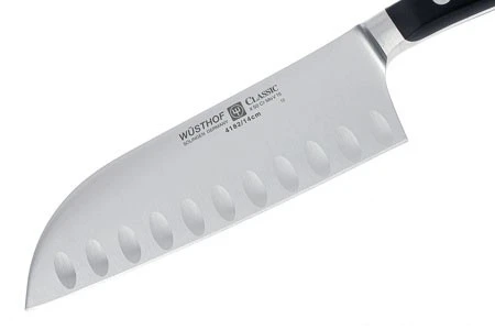 Wusthof Classic Santoku Knife With Hollow Edge 14cm 2 Wusthof Classic Santoku Knife With Hollow Edge 14cm - Image 2