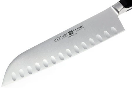 Wusthof Classic Santoku Knife With Hollow Edge 17cm 2 Wusthof Classic Santoku Knife With Hollow Edge 17cm - Image 2