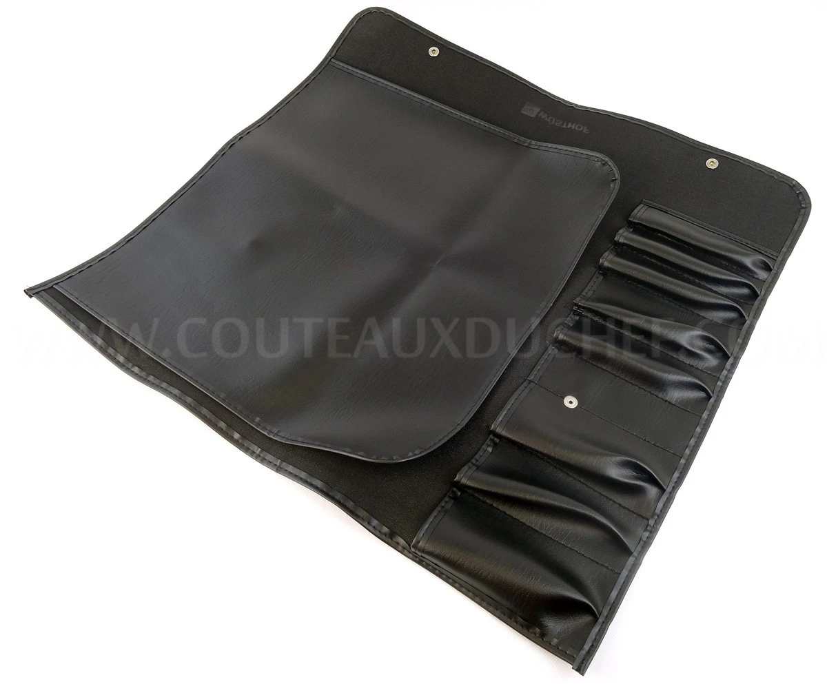 Wusthof Empty Roll Bag With Space For 9 Kitchen Knives - Synthetic Leather 2 Wusthof Empty Roll Bag With Space For 9 Kitchen Knives - Synthetic Leather - Image 2
