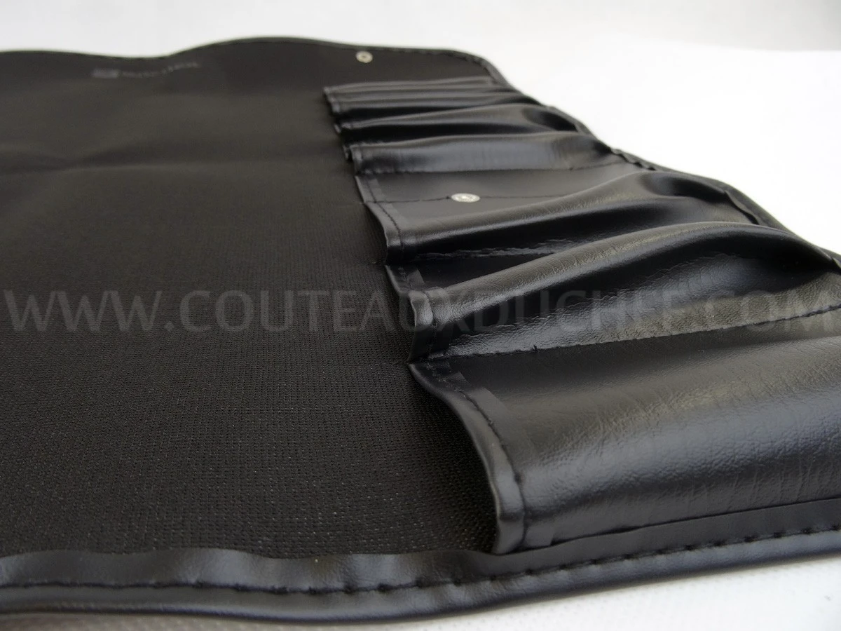 Wusthof Empty Roll Bag With Space For 9 Kitchen Knives - Synthetic Leather 3 Wusthof Empty Roll Bag With Space For 9 Kitchen Knives - Synthetic Leather - Image 3